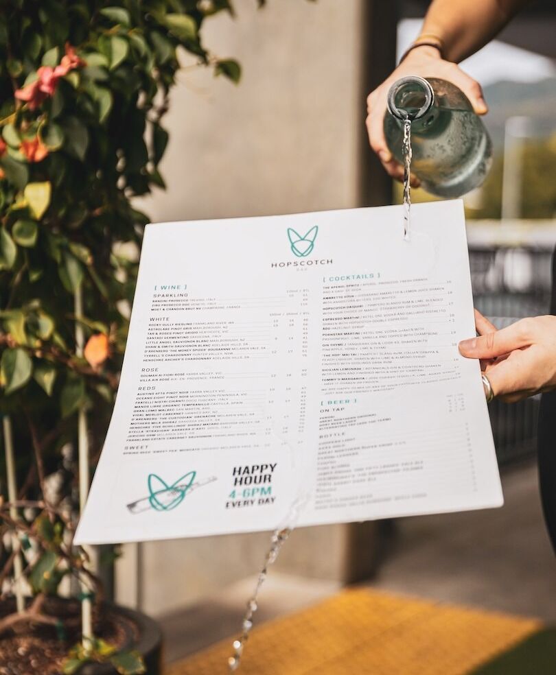 Menu Design Hopscotch Restaurant 